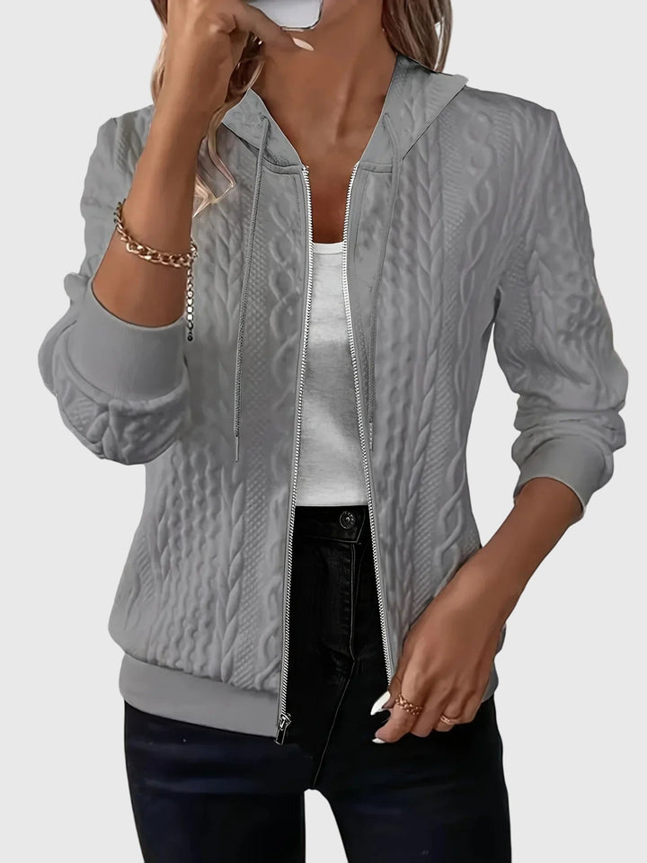 Lena™ - Hoodie med lynlås