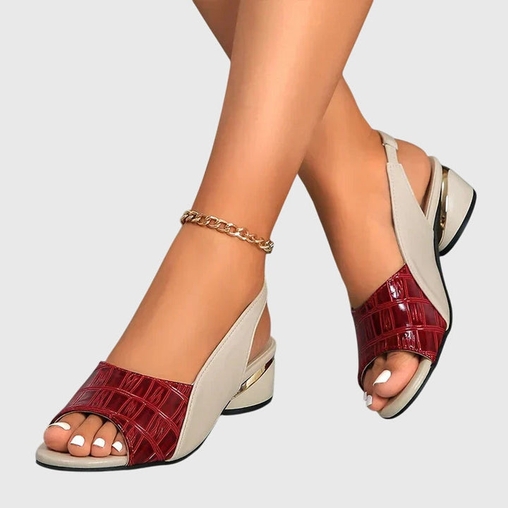 Whitney™ | Elegant Lædersandaler