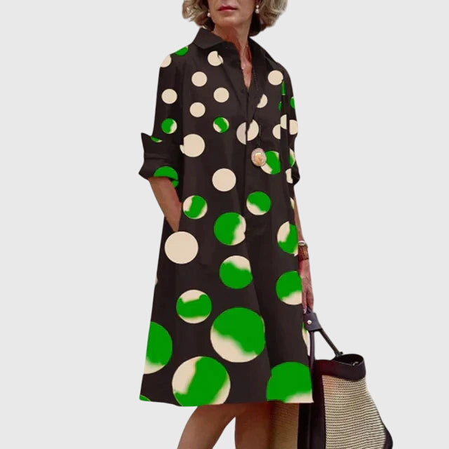 Paige™ - Elegant Kjole Med Lommer