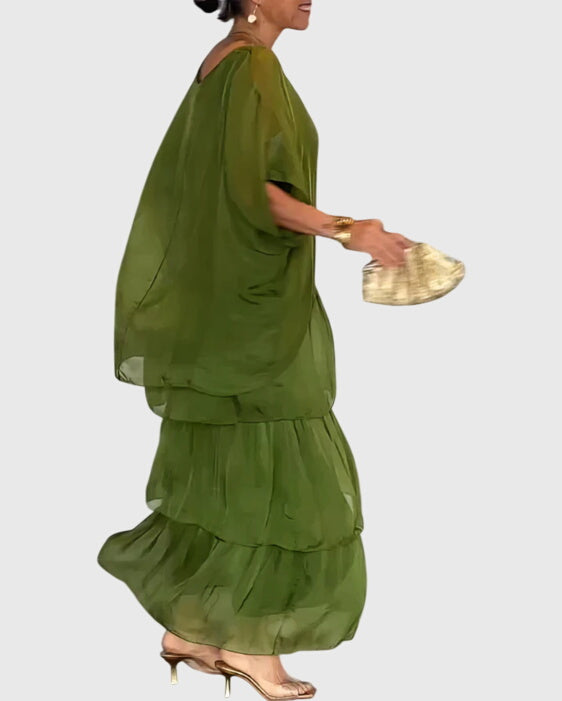 Susan™ | Lang og Flydende Elegant Kjole