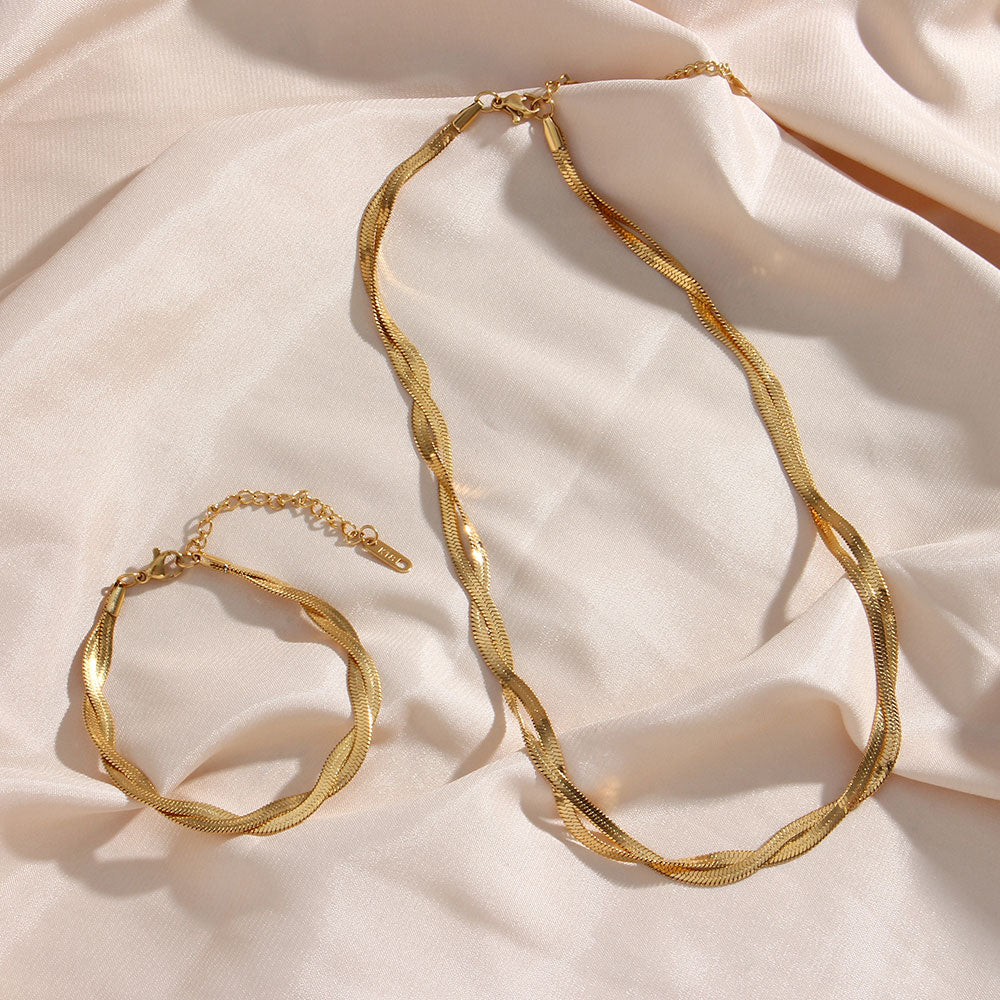 Madiorelle | Twisted Armband 18K Guld