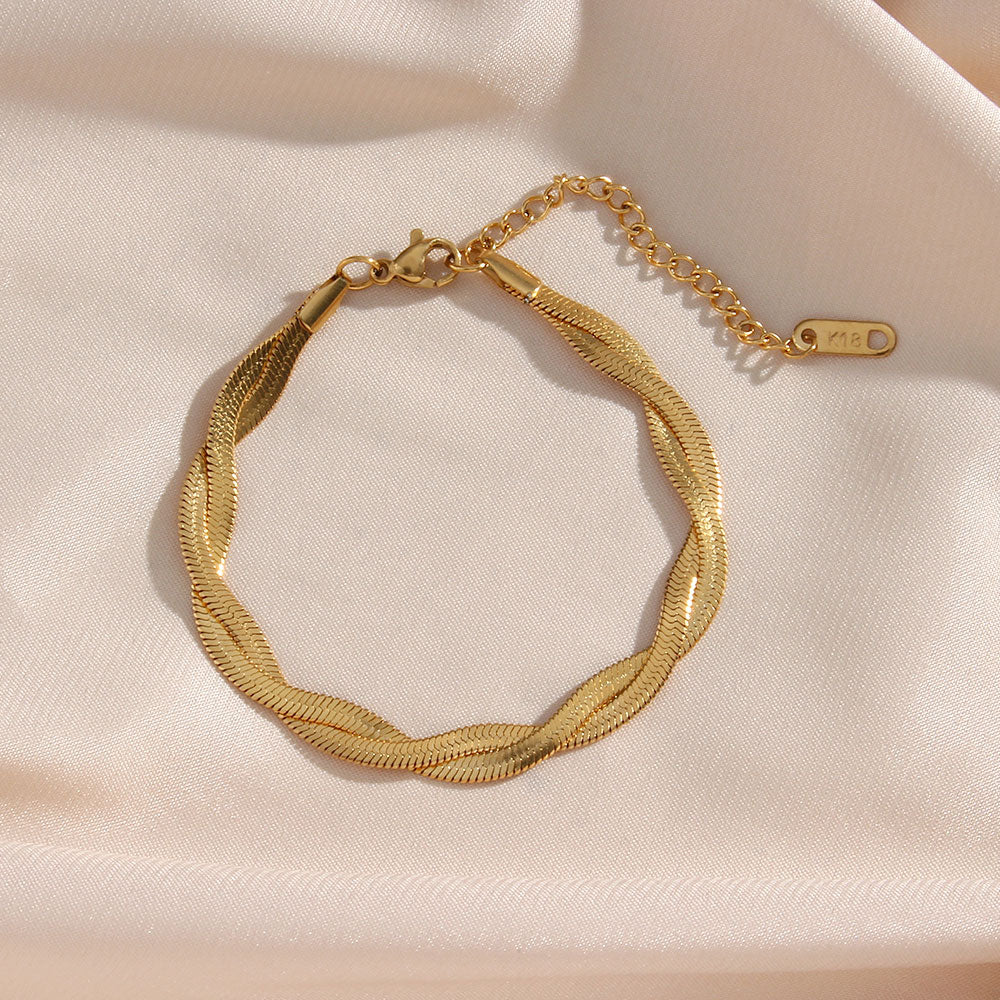Madiorelle | Twisted Armband 18K Guld