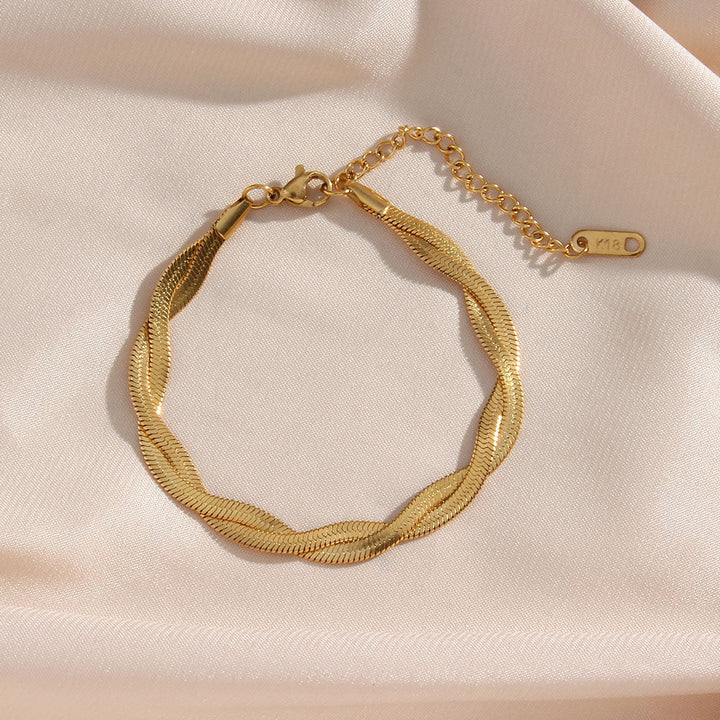 Madiorelle | Twisted Armband 18K Guld