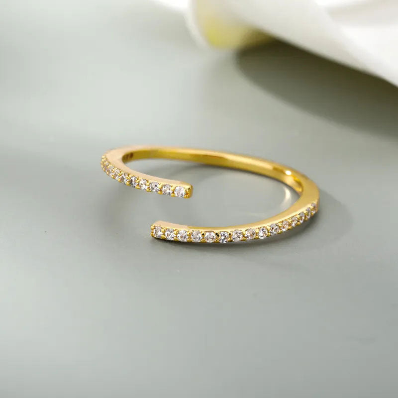 Eliandrea | Klassisk Zirkonia Ring 18K Guld