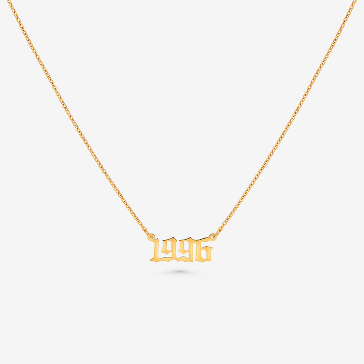 Fødselsår Halskæde