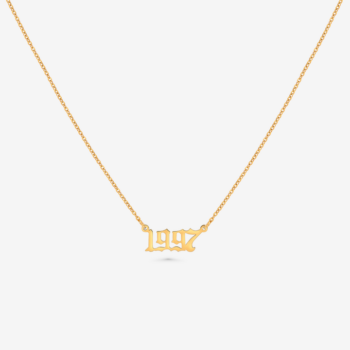 Fødselsår Halskæde