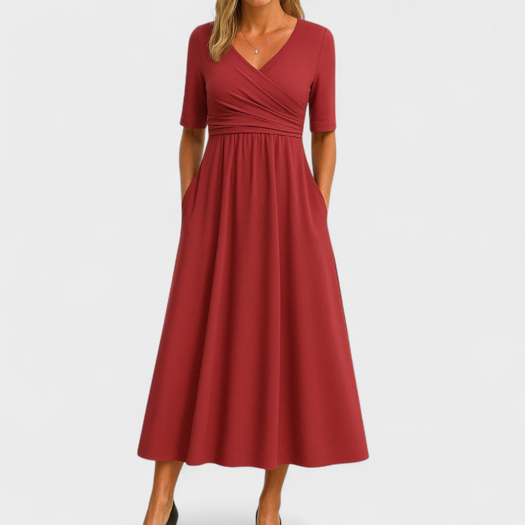 Phoebe | Elegant Midi Kjole