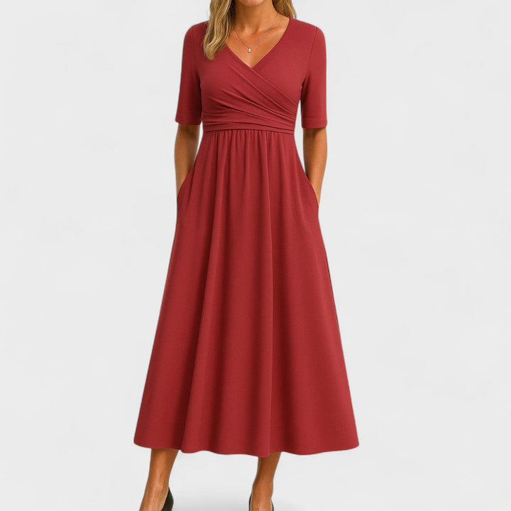 Phoebe | Elegant Midi Kjole