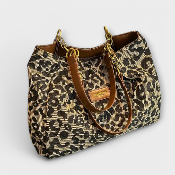 Mathilde - Leopard Canvas Tote