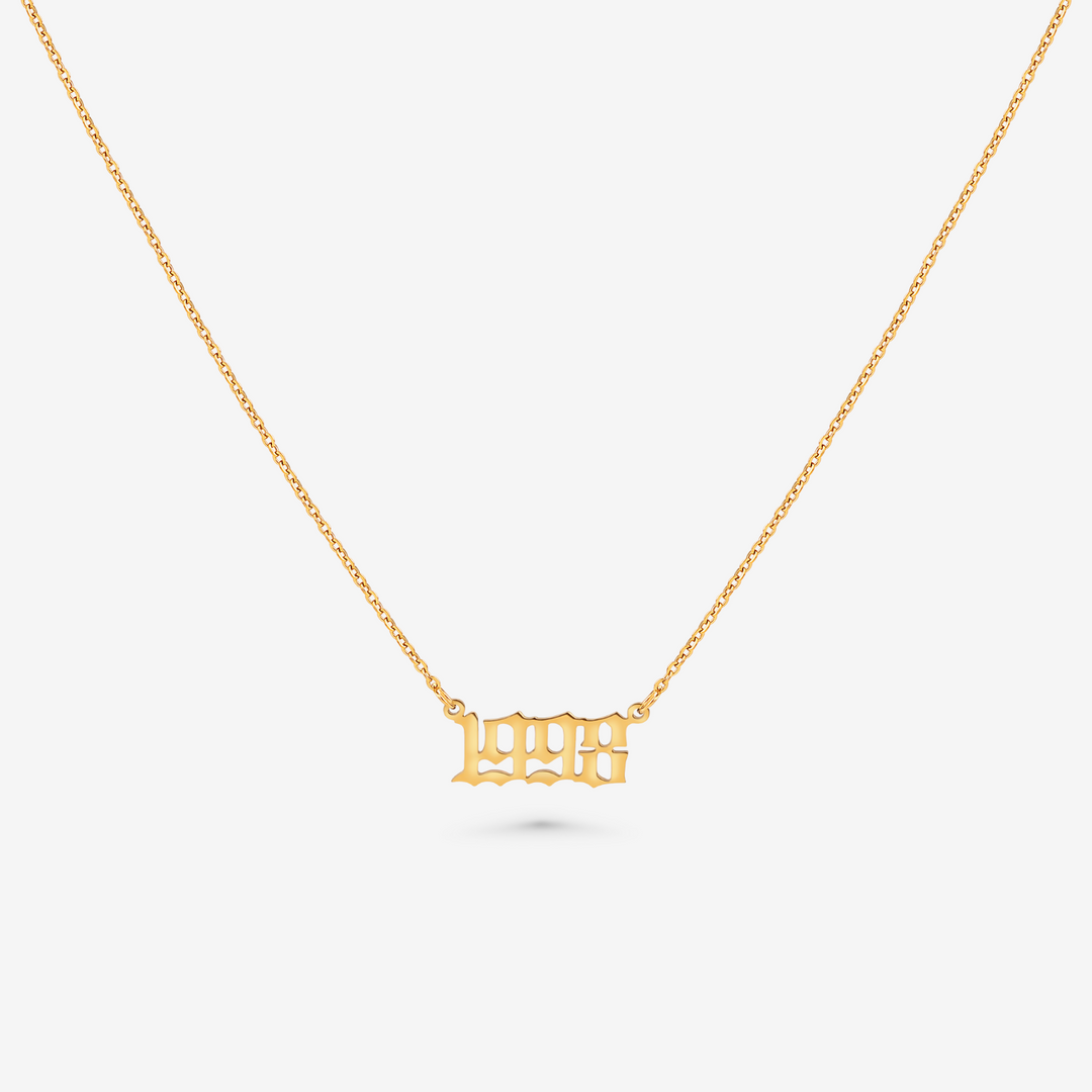 Fødselsår Halskæde