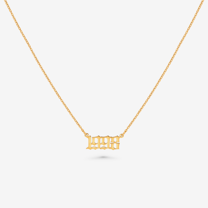 Fødselsår Halskæde