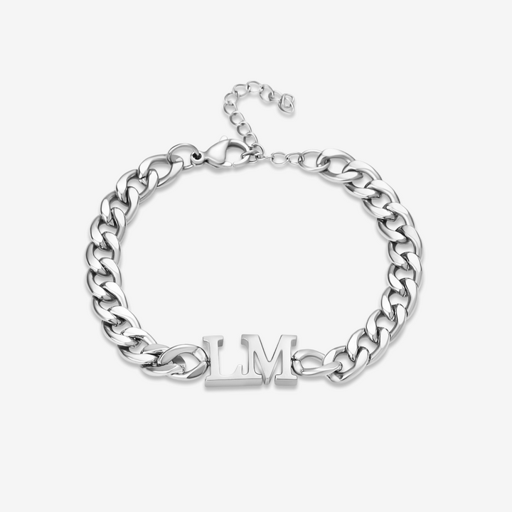 Initial Curb Armbånd
