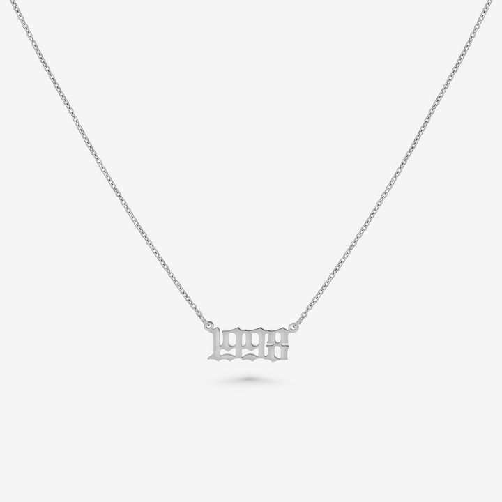 Fødselsår Halskæde