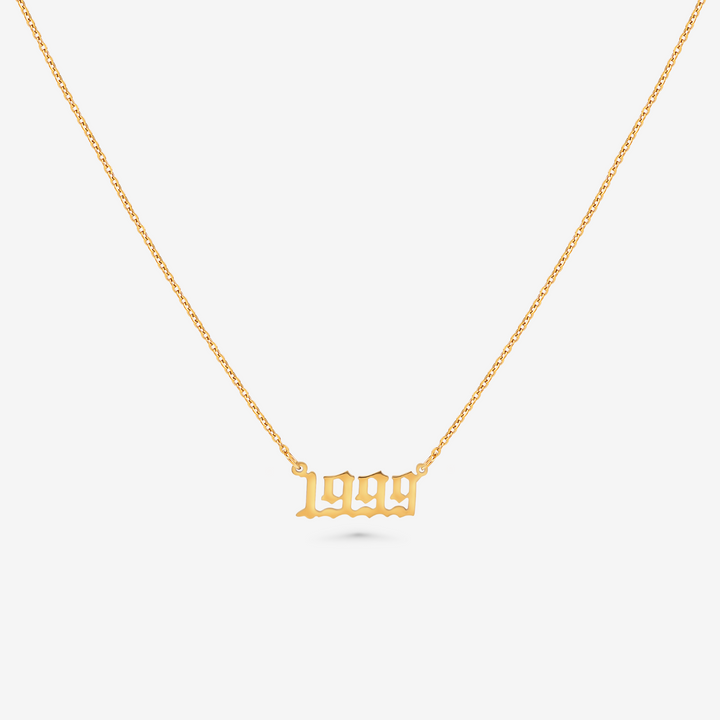 Fødselsår Halskæde