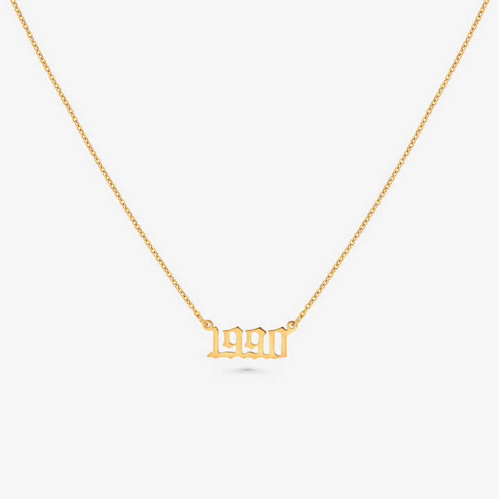 Fødselsår Halskæde