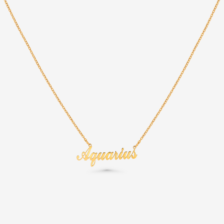 Zodiac Navnesmykke
