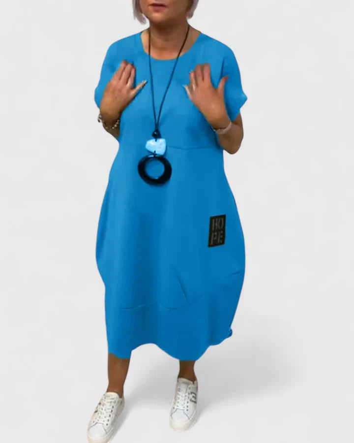 Thalyssiah | Behagelig Midi Kjole