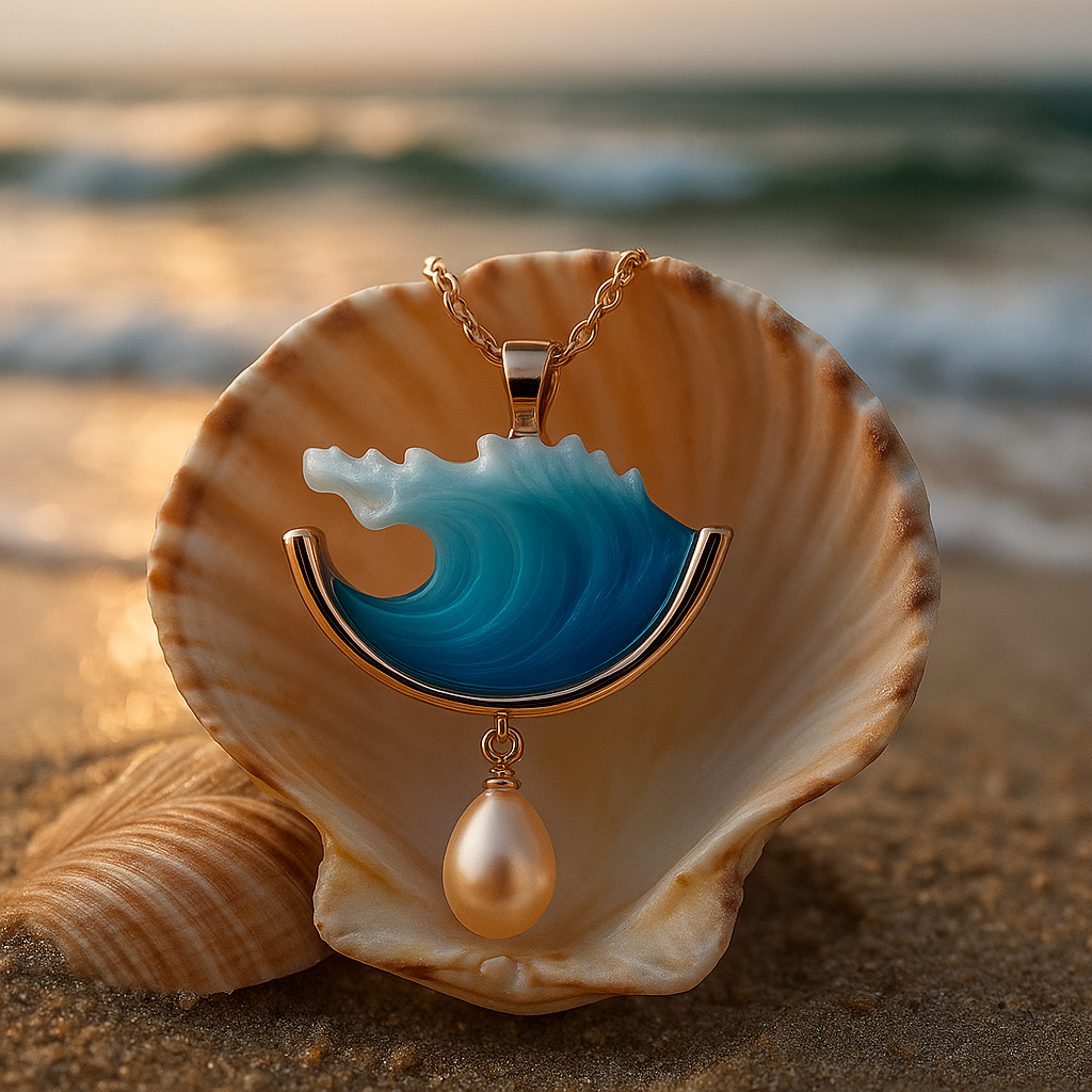 Raina - Smykke med bølgemønster