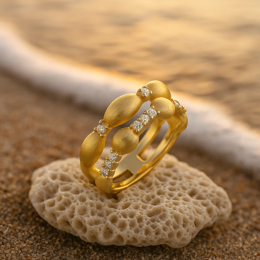 Fluss - Stille Sand Sølv 925