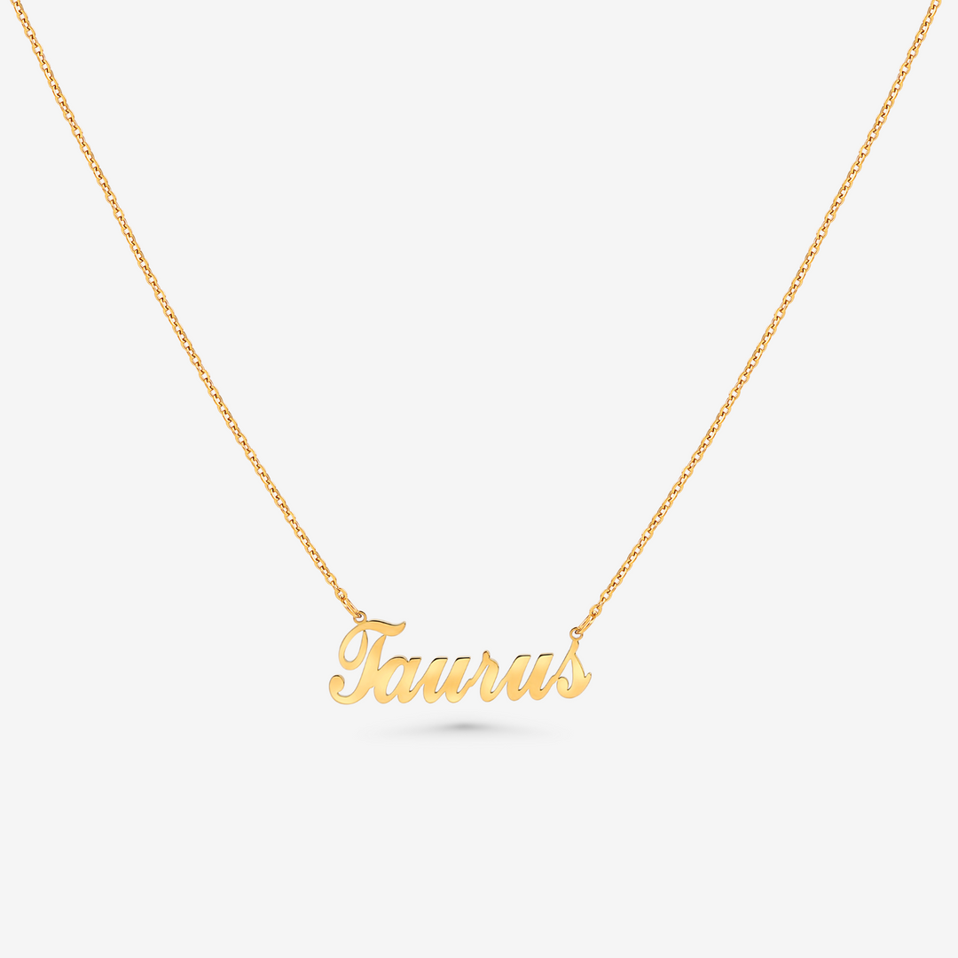 Zodiac Navnesmykke