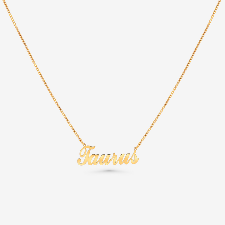 Zodiac Navnesmykke