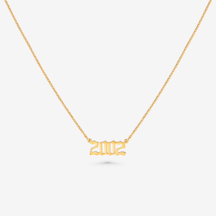 Fødselsår Halskæde