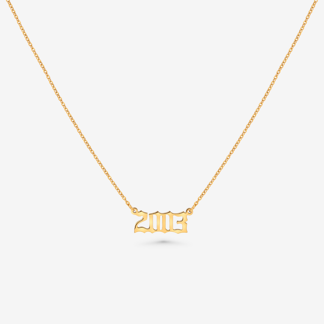 Fødselsår Halskæde