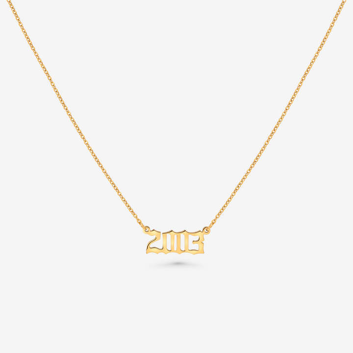 Fødselsår Halskæde