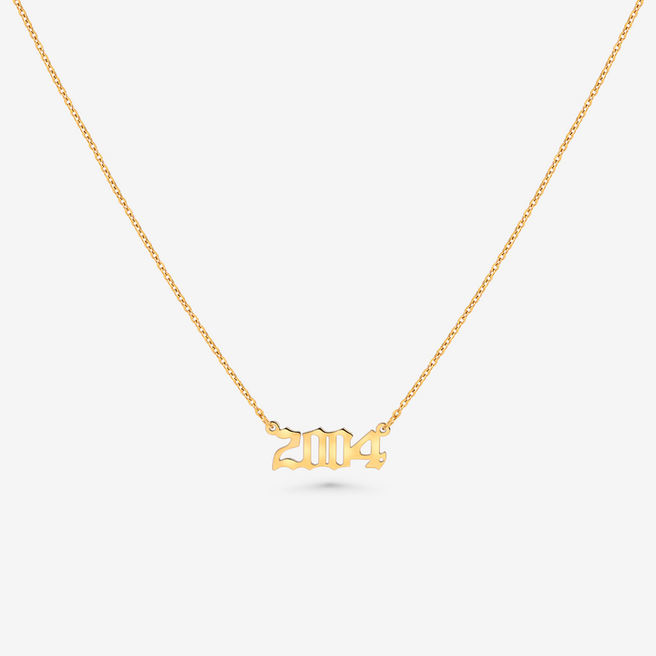 Fødselsår Halskæde