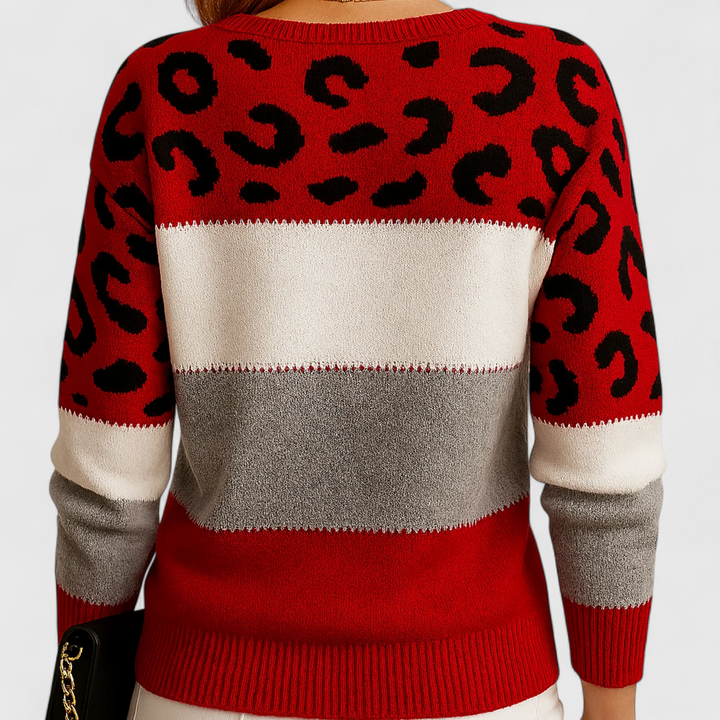 Polina | Leopardprint Casual Sweater