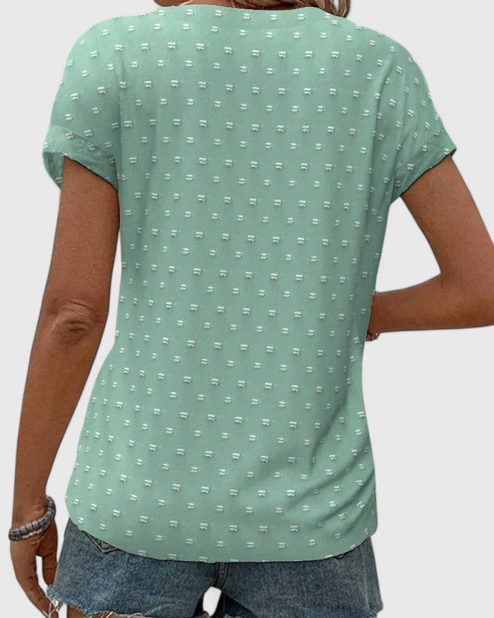 Miles | Komfortabel V-Hals Skjorte