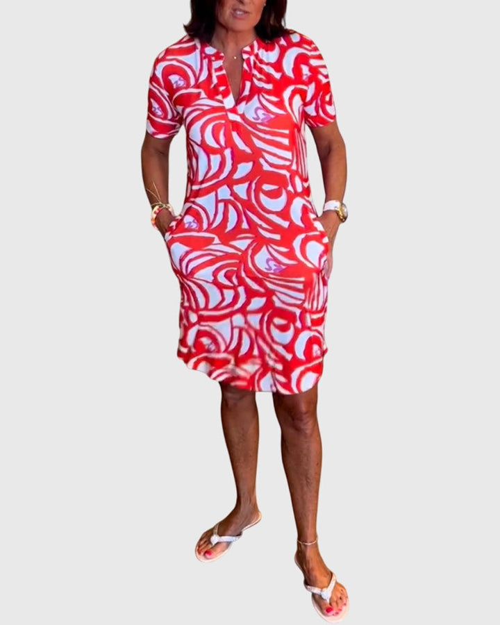 Ellee™ | Flatterende Avenue Walk Kjole