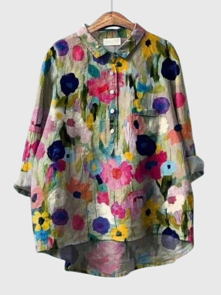 Valeria™ - Blomstret Bluse