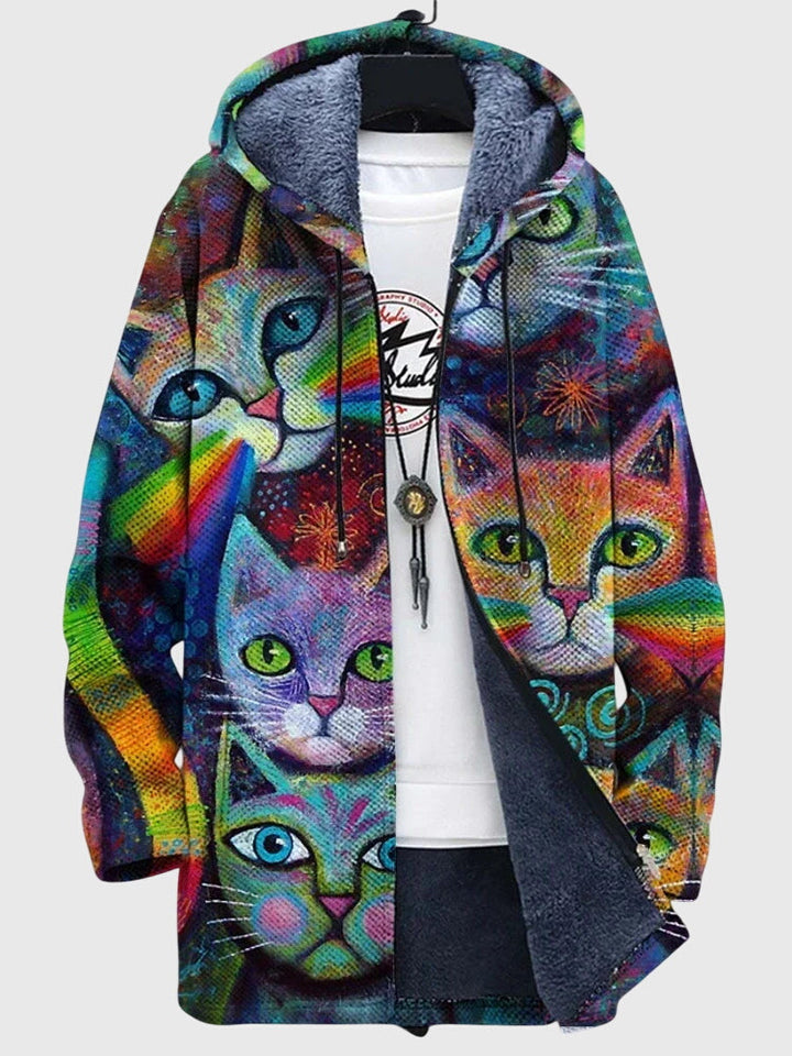 Annah™ - Jakke med kunstnerisk print