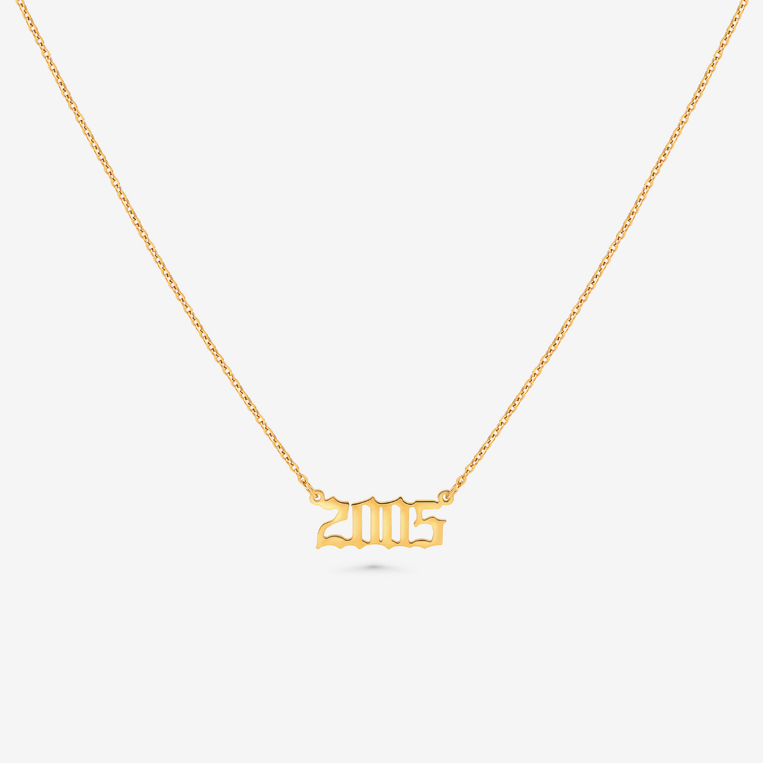 Fødselsår Halskæde