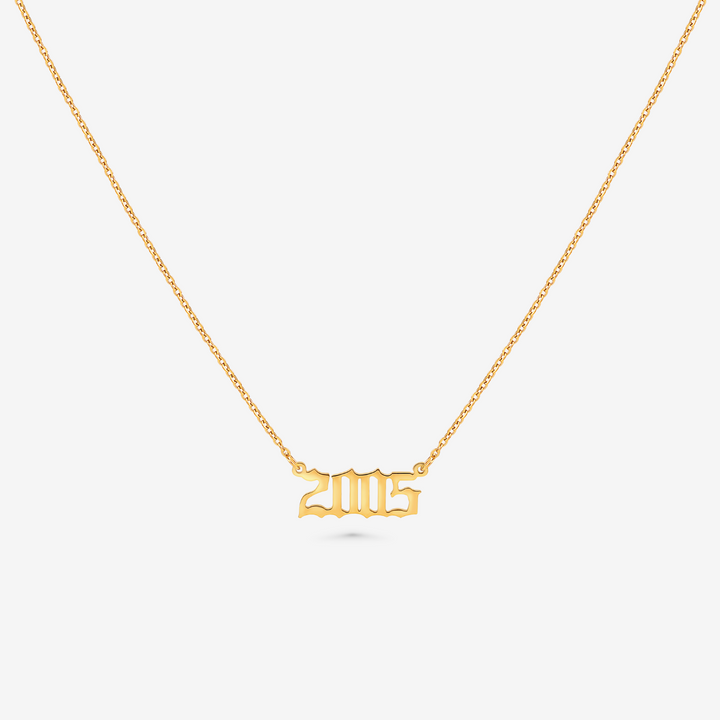 Fødselsår Halskæde