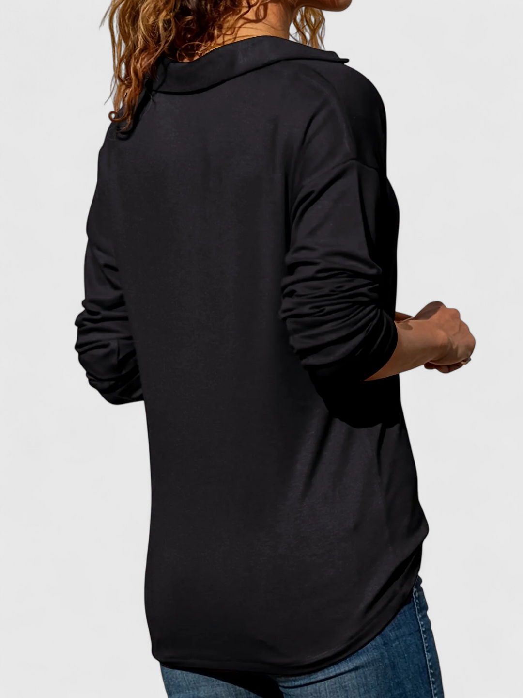 Sheena – Top med lynlåsdetalje