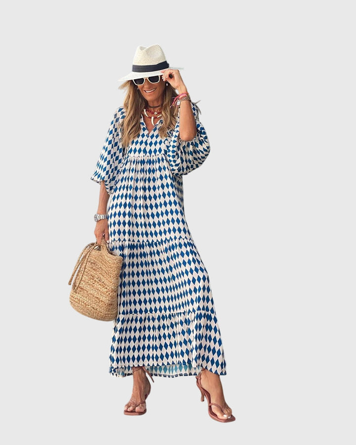 Sarah™ - Boho Maxi Kjole
