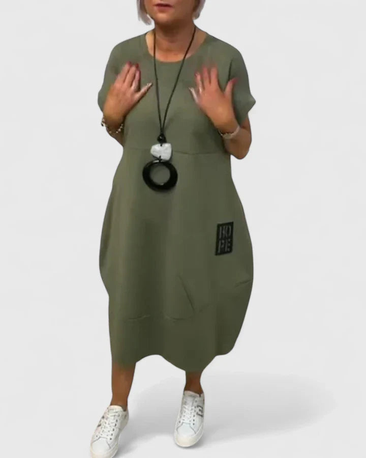 Thalyssiah | Behagelig Midi Kjole