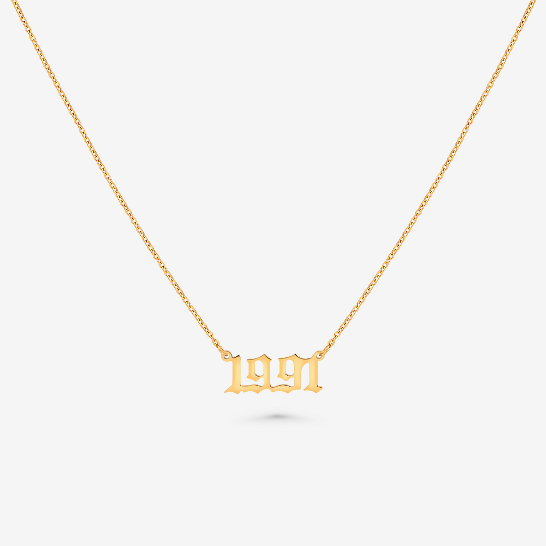 Fødselsår Halskæde