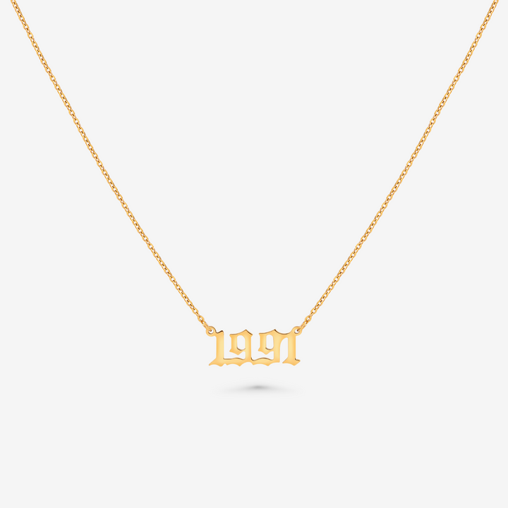 Fødselsår Halskæde