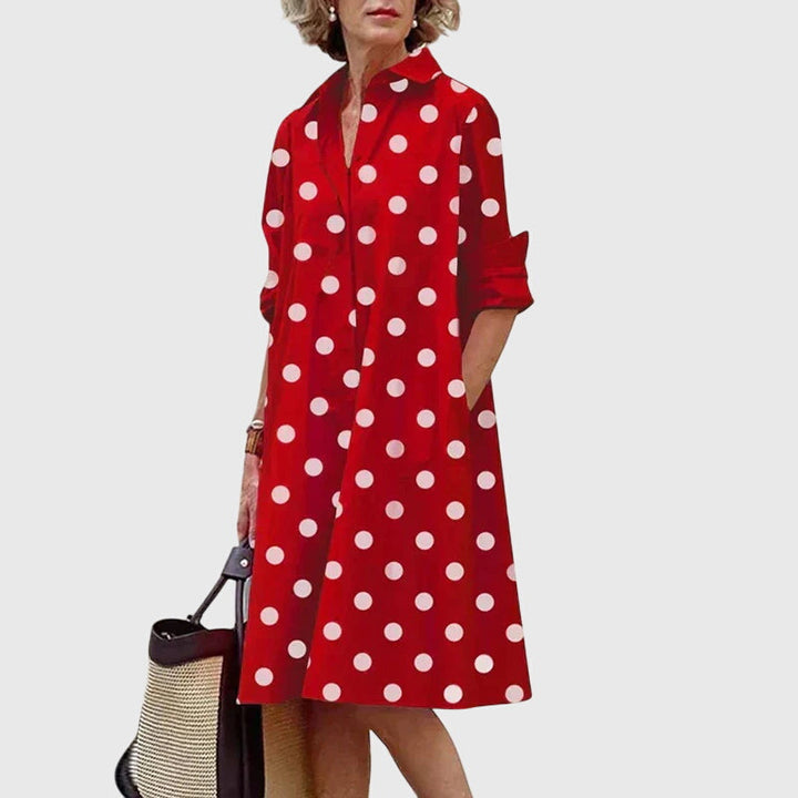 Paige™ - Elegant Kjole Med Lommer