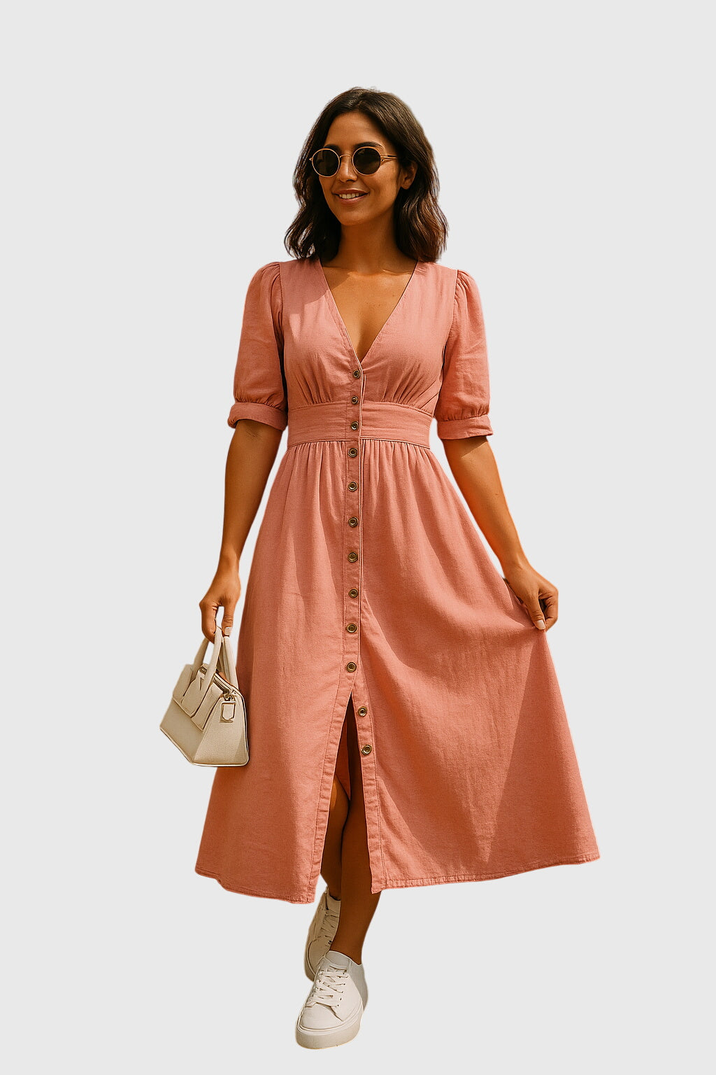 Jacquelinne™ | Elegant Denim Kjole