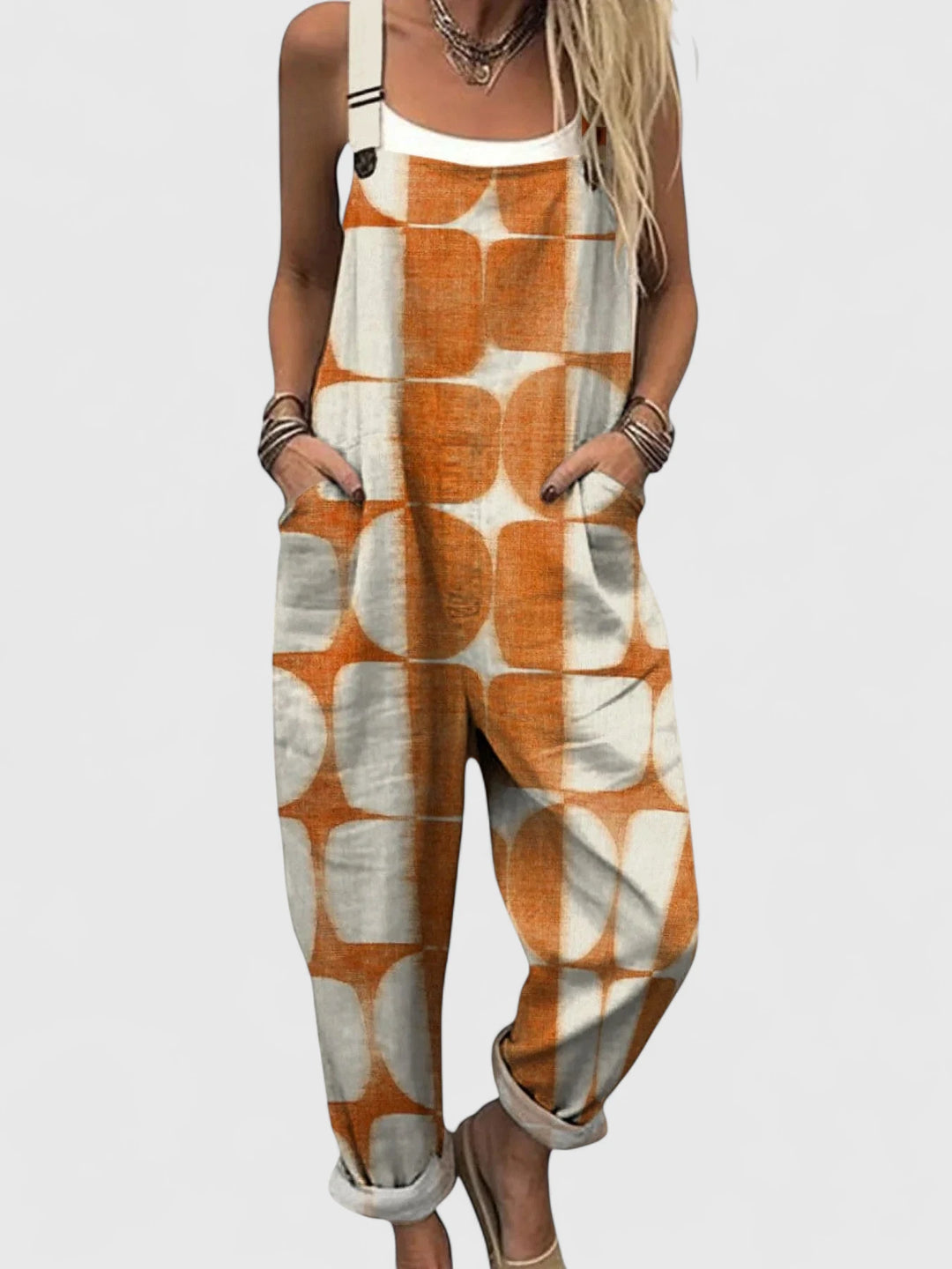 Vilma – Retro Rustfarvet Smækbukser