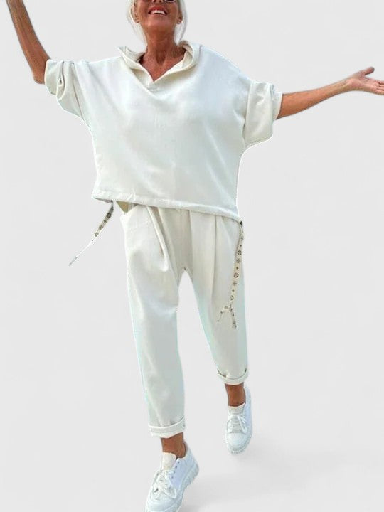 Sally | Komfortabel Hoodie Sweatshirt Sæt