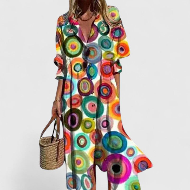 Paula | Elegant Boho Kjole
