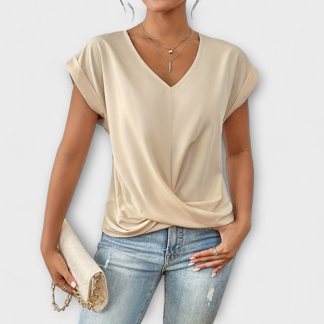 Carlinda | Elegant V-hals Top