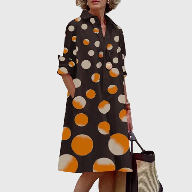 Paige™ - Elegant Kjole Med Lommer