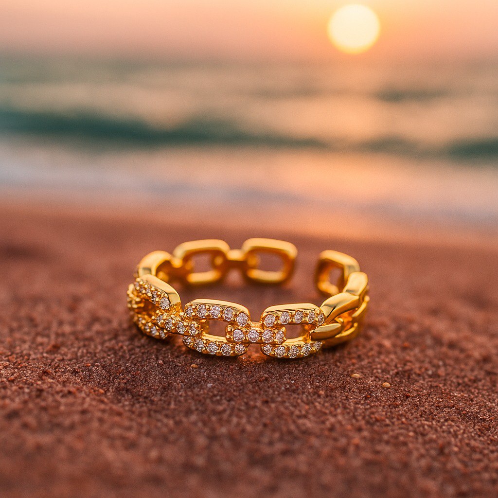 Delia - Zirkonia Guldring