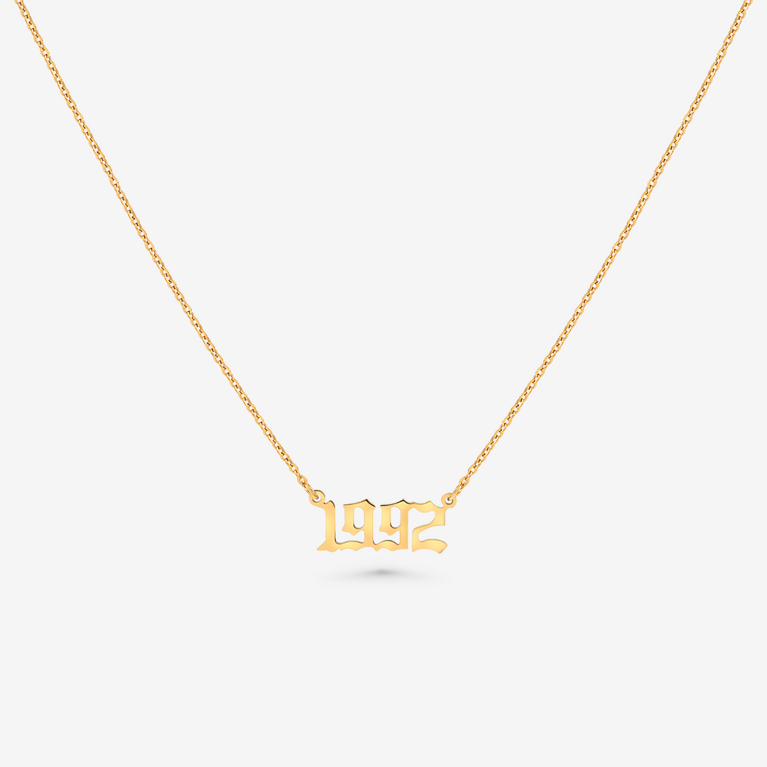 Fødselsår Halskæde